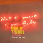 neon sign tube canggu Neon sign murah di denpasar